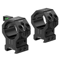 WESTHUNTER WH201M Supports de lunette réglables en hauteur et en angle de 20 mm, compatibles avec les anneaux optiques de 25,4 mm et 30 mm, pour viseurs télescopiques, avec niveau à bulle