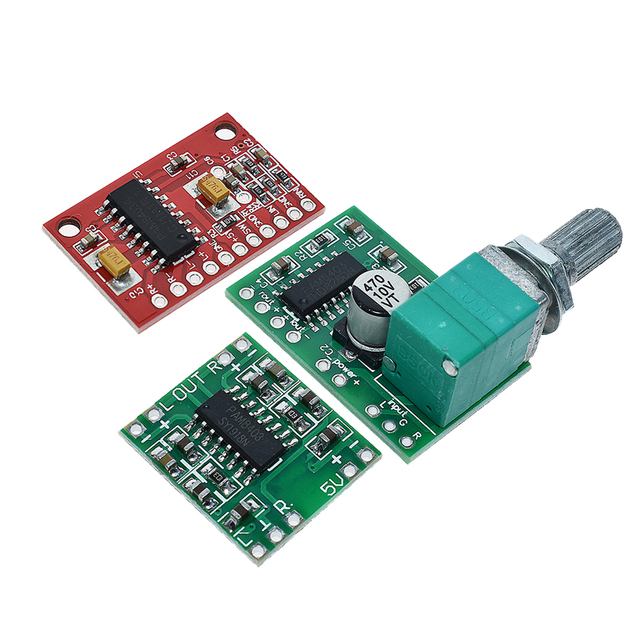 PAM8403 Super mini digital power amplifier board miniature class D power amplifier board 2 * 3 W high 2.5-5V USB