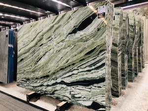 Cankiri serpentinite verde giada fiocco di neve marmo per il commercio all'ingrosso