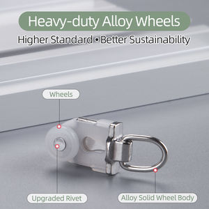 ZSHINE Rail de <span class=keywords><strong>rideau</strong></span> en aluminium double, <span class=keywords><strong>tringle</strong></span> à rideaux, corniche et boîte de rangement pour fenêtre – Vente chaude usine - Product Image 3