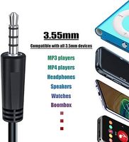 Cable de Audio TRRS de 3.5mm USB2.0 UFRIEND con Cubierta de PVC y Cables de Cobre Puro - Certificado CE para Equipos Estéreo de Auto y Dispositivos Móviles (Carga y Datos)