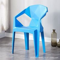 Chaise de salle à manger en plastique de qualité commerciale, durable, empilable, en PP, pour bistrot, fast-food, aire de restauration