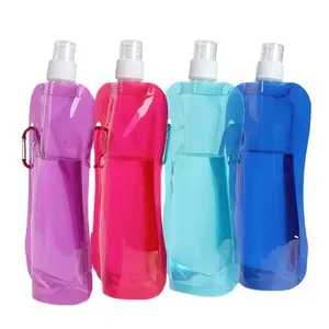 Ready To Ship Bpa Free Plastic Sports Reusable Portable Foldable Drinking Sports Water Bottle Bag