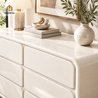Commode sur mesure HarmTai, moderne et écologique, avec 6 tiroirs, meuble de rangement gain de place pour chambre, salon, appartement