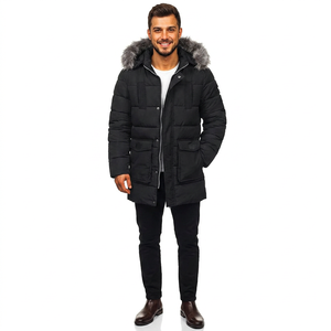 2026 Winter New Arrival Men's Casual Parka Jacket <b>Coat</b> Plus Size Outdoor Warm Men Winter Parka <b>Heavy</b> <b>Duty</b> Thermal Jackets - Product Image 1