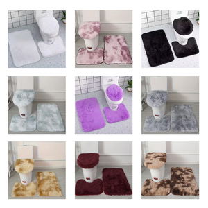 3 Piece <strong>Bathroom</strong> Rug Set Super Soft Toilet <strong>Bathroom</strong> Toilet Tub Air <strong>Floor</strong> <strong>Mat</strong> Nonslip Rug Carpet <strong>Bathroom</strong> <strong>Mats</strong> Sets Wool Bath <strong>Mat</strong> - Product Image 2