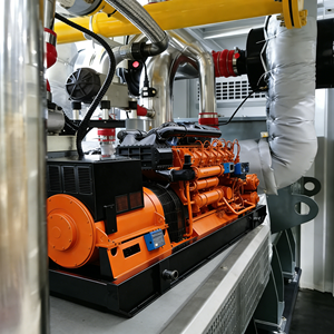 <span class=keywords><strong>500kW</strong></span> <span class=keywords><strong>CHP</strong></span> 가스 발전기 세트 열전기 연발전(연료와 전기를 함께 생산하는) 시스템, 총 효율률 85.1%, 산업용 - Product Image 3