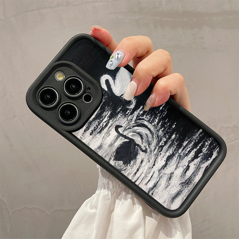 Black White Swan Print Ladder Lens Style Shockproof TPU Mobile Phone Cover Case for Iphone X Xr Xs 11 12 13 14 15 16 17 Pro Max| Alibaba.com Black White Swan Print Ladder Lens Style Shockproof TPU Mobile Phone Cover Case for Iphone X Xr Xs 11 12 13 14 15 16 17 Pro Max| Alibaba.com