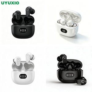 Audífonos Inalámbricos con Bajos Profundos, Sonido HiFi, Llamadas Claras, Estuche de Carga, Operación Táctil para el Trabajo Diario y Viajes - Product Image 1