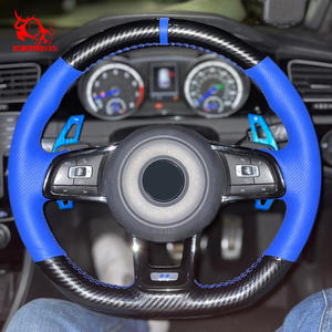 Cubierta de volante duradera, personalizada, disponible, para Volkswagen <span class=keywords><strong>Jetta</strong></span> GLI Golf GTI TCR Tiguan GTE Concept Polo GTI - Product Image 4