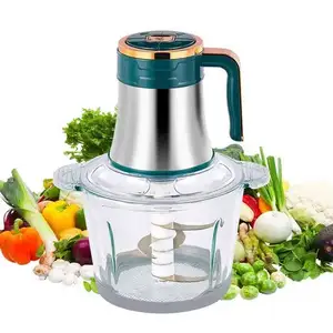 Food Grinder 12L Big Large Machine 10 Liter Commercial Fufu Electric Home Bowl, Fish Pounding Mincer 6L Meat Chopper/