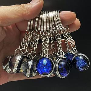 Nuevos Llaveros <span class=keywords><strong>de</strong></span> Metal Vintage con los 12 Signos del Zodiaco, Llaveros con Esfera <span class=keywords><strong>de</strong></span> Cristal, Constelaciones <span class=keywords><strong>de</strong></span> Escorpio, Leo y <span class=keywords><strong>Aries</strong></span> - Product Image 5