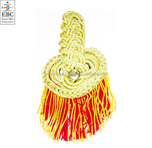 OEM oro lingotes flecos gruesos otoño charreteras moda traje dorado para Cine uso equipo de defensa personal al por mayor - Product Image 2