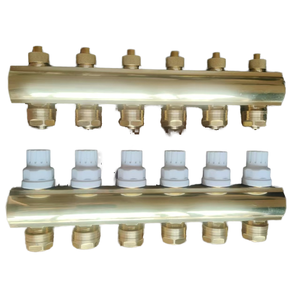 Hot Bán thiết kế hiện đại Brass dòng chảy cao sưởi ấm hydronic nhà phân phối đa dạng cho phòng sưởi ấm 220V Điện áp giảm giá - Product Image 2
