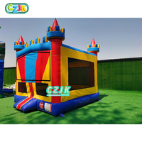 En Stock Moon Gonflable Moonwalk Jumper Bouncer Bouncy Castle Jumping Commercial 13*13 ft Colorful Bounce House Party Rentals