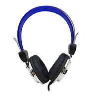 Casque filaire supra-auriculaire réglable et extensible, avec grands coussinets doux, pour PC, ordinateur portable, jeux, bureau et vidéoconférence