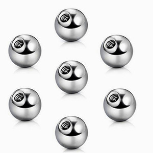 Perles filetées en titane G23 pour pierres précieuses individuelles |   Billes de remplacement pour bijoux de piercing corporel - Product Image 2