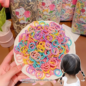 ยางรัดผมยางยืดสีสันสดใสสำหรับเด็ก 300 เส้น ที่เข้ากับสีผม ไม่ทำให้ผมเสียหาย สำหรับเด็กผู้หญิงตัวเล็ก - Product Image 2
