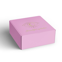 Emballage pliable d'expédition de luxe personnalisé de haute qualité, petites boîtes en papier ondulé pour cadeau d'expédition