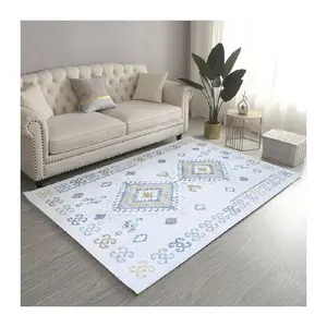 Luxury Vintage Design Multicolored Turkish Style Design 3d Printed Washable Anti Slip Area Rugs 5'X7' For Home Decoration