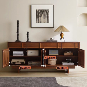 Solid Wood <b>Sideboard</b> 180x40x79 Cm Storage Cabinet Living Room Furniture - Product Image 3