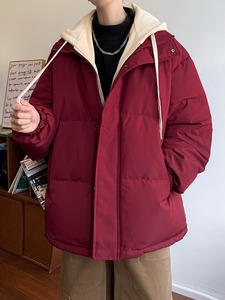Veste d'hiver en duvet imperméable à capuche en deux pièces pour hommes et garçons 2025 Nouvelle version épaisse et chaude - Product Image 3