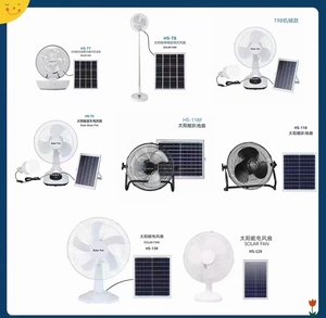 HS188 Rechargeable Solar Fan With Solar HS188 Solar <b>Stand</b> Fan - Product Image 6