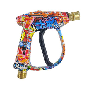 High Pressure Water Gun 16cm x 17cm Multicolor Brass <b>Car</b> Wash Nozzle Manual Operation - Product Image 2