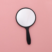Vente en gros logo personnalisé Mini miroir cosmétique rond Miroir de maquillage portable en ABS pour femmes