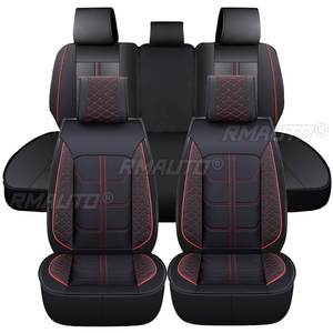 Car Seat <b>Covers</b> Automobiles Seat <b>Covers</b> PU Leather <b>Protectors</b> for Chevy Silverado 1500 2500HD 3500HD GMC Sierra 2007-2022 - Product Image 1