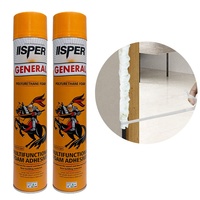 Fabrication en usine, mousse de polyuréthane expansive 750 ml, composant en spray, forte expansion, isolation, ignifuge