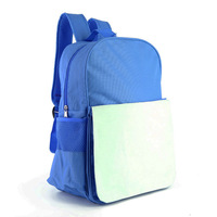 Housses de sacs personnalisables et imperméables pour transfert thermique, sacs d'école pour étudiants, impression par sublimation DIY, sacs à dos pour étudiants