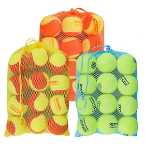 Pelotas de Tenis de Transición para Niños <span class=keywords><strong>KANNON</strong></span>, Color Naranja, Rojo y Verde, con Bolsa de Malla, Paquete de 12, Hechas en China - Product Image 6