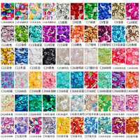Paillettes rondes en PVC brillantes de 6 mm, à trou central unique, pour accessoires de bijoux DIY et couture, emballage de 500 g, vente en gros, haute qualité