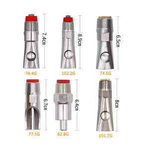 Bebedero automático de acero inoxidable para cerdos, bebedero para fuentes de pezones, sombrero rojo para cerdas, lechones - Product Image 6