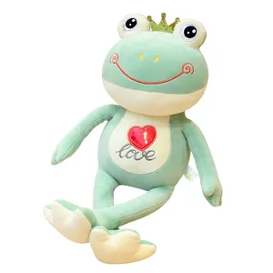 Cute and Safe plush toy frog with heart, Perfect for Gifting