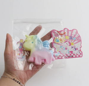 NEW Appealing Dreamy Color Unicorn Squishy-Soft Jelly Texture TPR Material Anxiety Relief Toy Unisex for Kids Adults Office Desk - Product Image 1