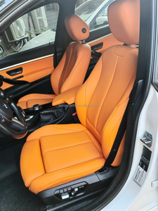 Housse de siège de <span class=keywords><strong>voiture</strong></span> en cuir Nappa durable de haute qualité, design sportif, style intérieur général, housse de siège complète <span class=keywords><strong>pour</strong></span> BMW - Product Image 1