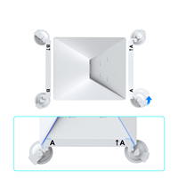Support à ventouse professionnel pour antenne satellite Starlink Mini, en ABS, fixation sécurisée, renforcement pour toit PL33-mini76