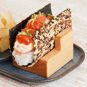 Tùy Chỉnh Nhật Bản Phong Cách Thân Thiện Với Môi Khay Gỗ Tự Nhiên Kraft Taco Chủ Và Sushi Khay Cho Nhà Hàng Izakaya Cho Bán - Product Image 2
