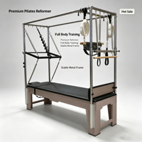 Lit de Pilates Cadillac MJD M201C en bois d'érable, portable, réglable, pour la santé, la maison, usage commercial, entraînement de yoga, fitness
