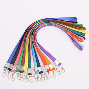 Lanière en nylon standard de 1,5 cm avec crochet pour badge d'identification, badge de travail, badge d'exposition, badge d'étudiant - Product Image 3