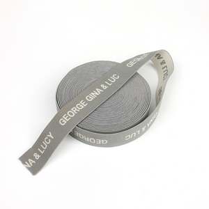 Logo Band for Men's Underwear Boxer Shorts Waistband Custom Private Label <b>Elastic</b> Jacquard Customized Bag Strap <b>Elastic</b> Webbing - Product Image 6