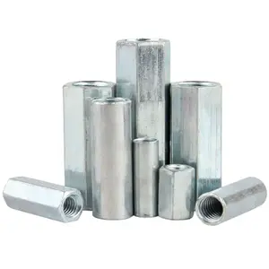 M2 M2.5 Grado 4,8 8,8 10,9 12,9 Acero al carbono galvanizado Revestimiento de zinc azul Separador de cabeza hexagonal hembra y hembra