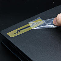 Autocollants de transfert métalliques personnalisés avec logo, autocollants de transfert 3D DTF autocollants, autocollants de transfert transparents dorés en relief, imperméables