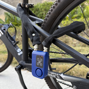 <span class=keywords><strong>Antivol</strong></span> pour vélo et trottinette électrique avec fonction de localisation AirTag, sirène, étanche, <span class=keywords><strong>chaîne</strong></span> en acier à 4 chiffres pour Android - Product Image 3