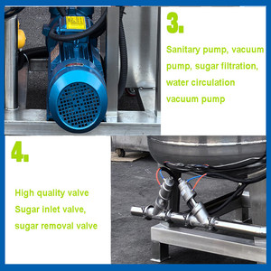 Máquina de impregnación a presión al vacío de gran capacidad, Kiwi, melocotón, fruta, azúcar, maquinaria de remojo - Product Image 6