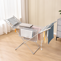 EVIA Fabricant EV-230 de vêtements chauffants électriques Airer Support de sol ailé Cintre