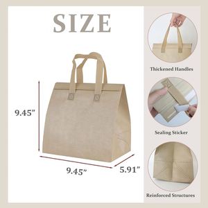 Custom Takeout Take Out Take Away Bag Customize Shopping Takeaway Cooler Food Delivery Thermal Insulated Bag for Food - Product Image 2