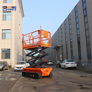 Élévateur à ciseaux hydraulique à batterie Table élévatrice à ciseaux à chenilles autopropulsée Ascenseur à chenilles à vendre - Product Image 5